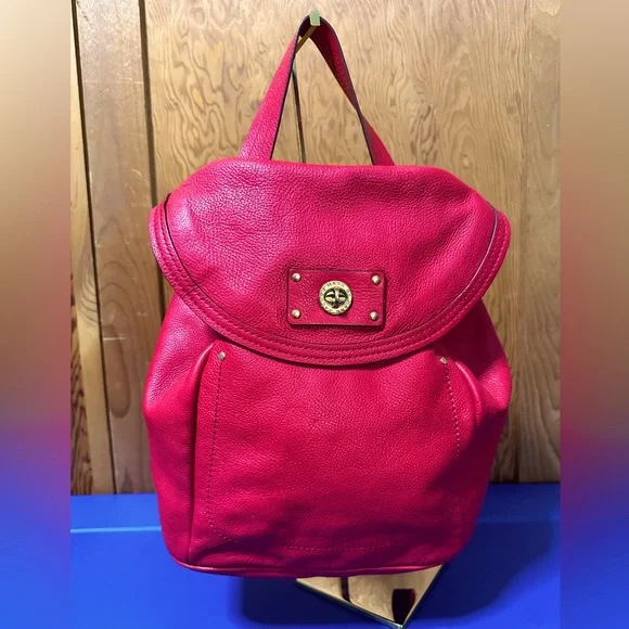 Marc by Marc Jacobs turnlock Leather Backpack Marc Jacobs Turnlock Medium Backpack 4P5HBP006H02 DENIM $350  main image 4